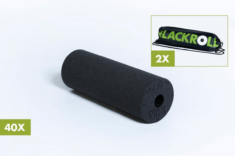 40 BLACKROLL® MINIS for trainers black